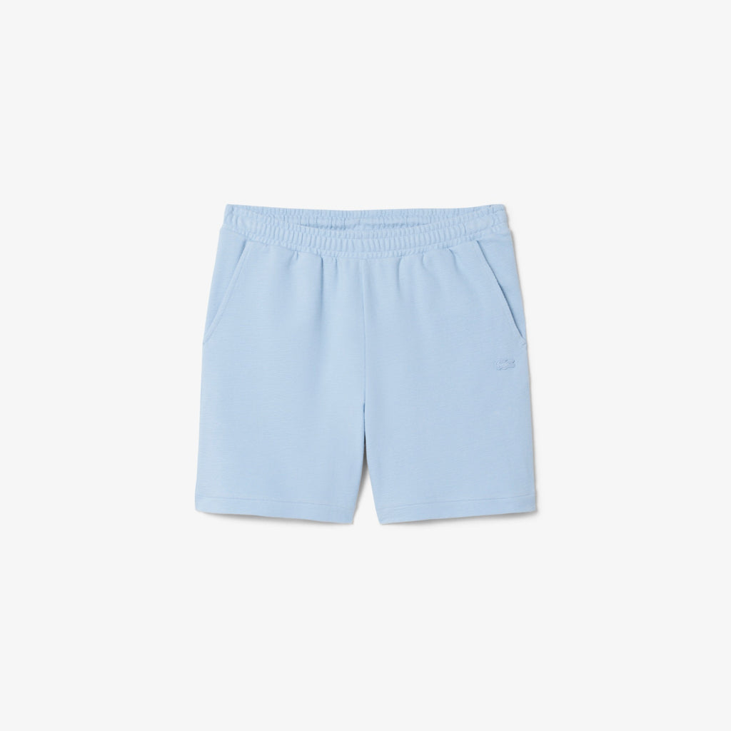 LACOSTE Textured jersey shorts