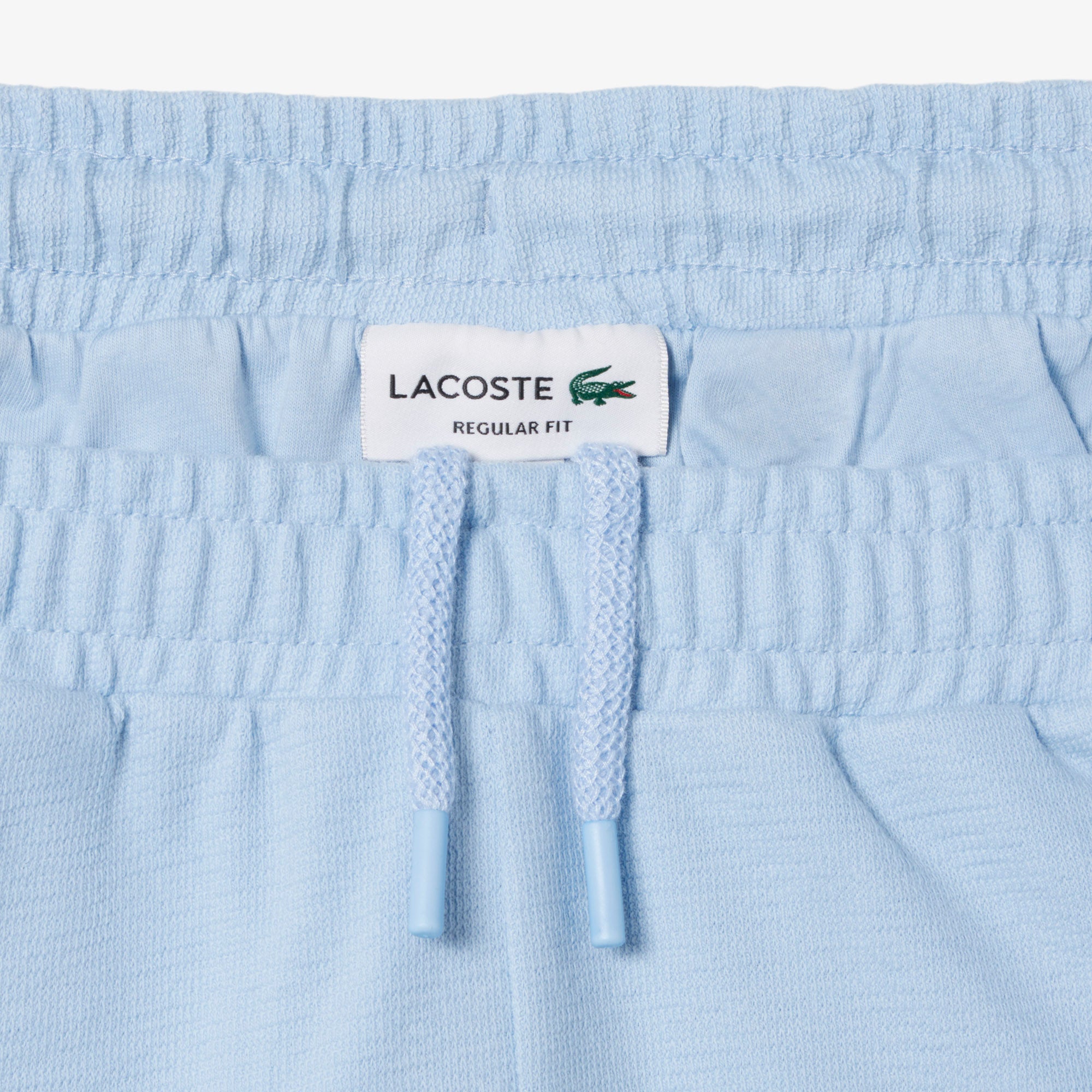LACOSTE Textured jersey shorts