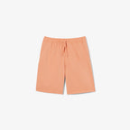 LACOSTE Calções em seersucker de algodão