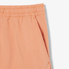 LACOSTE Calções em seersucker de algodão