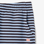 LACOSTE Calções de algodão listrados de corte regular