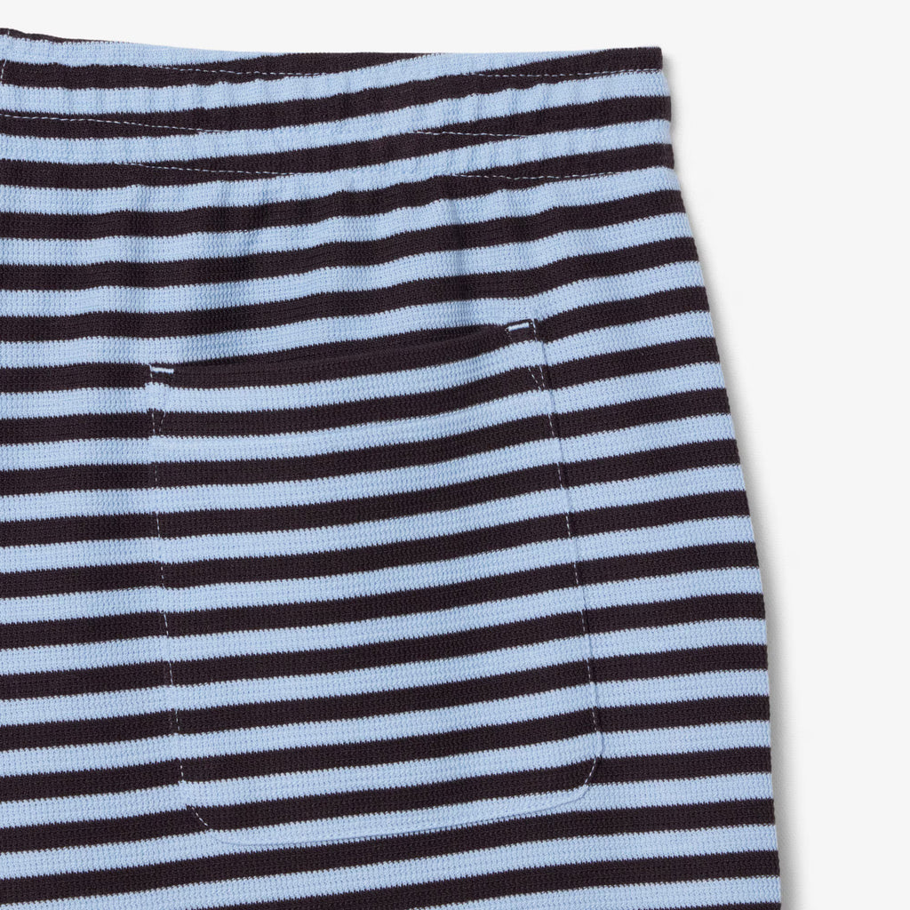 LACOSTE Calções de algodão listrados de corte regular