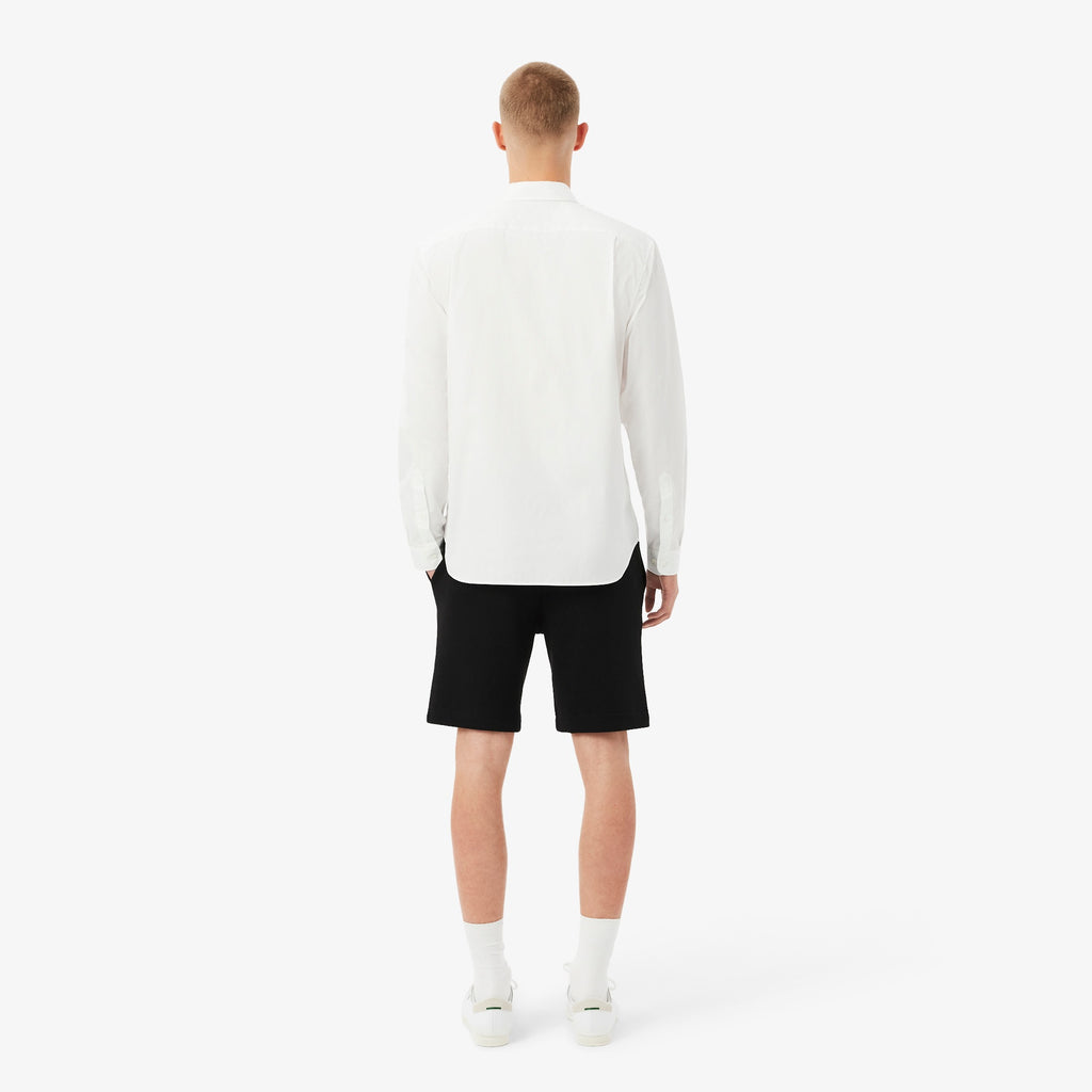 LACOSTE Calções em felpa regular fit
