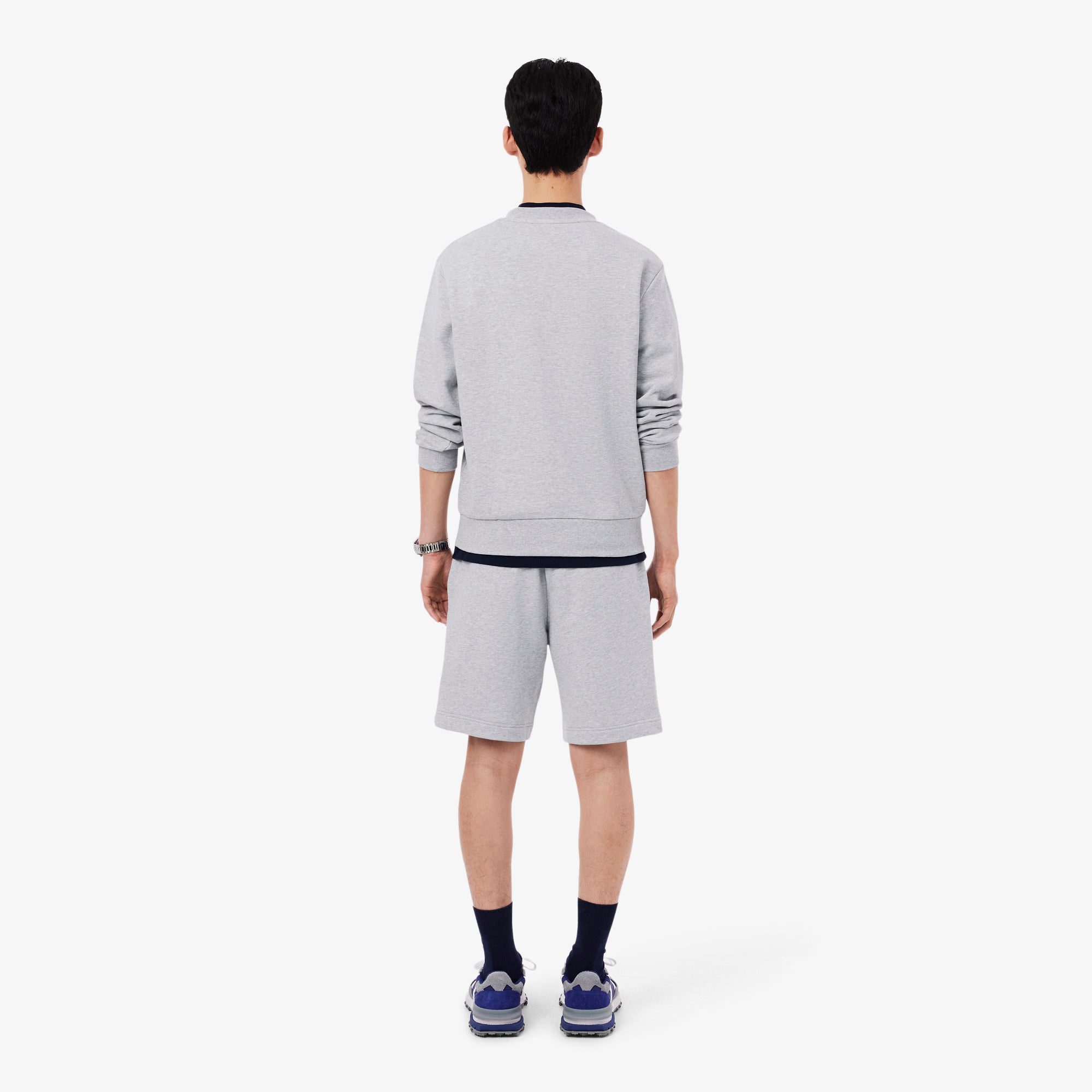 LACOSTE Calções em felpa regular fit