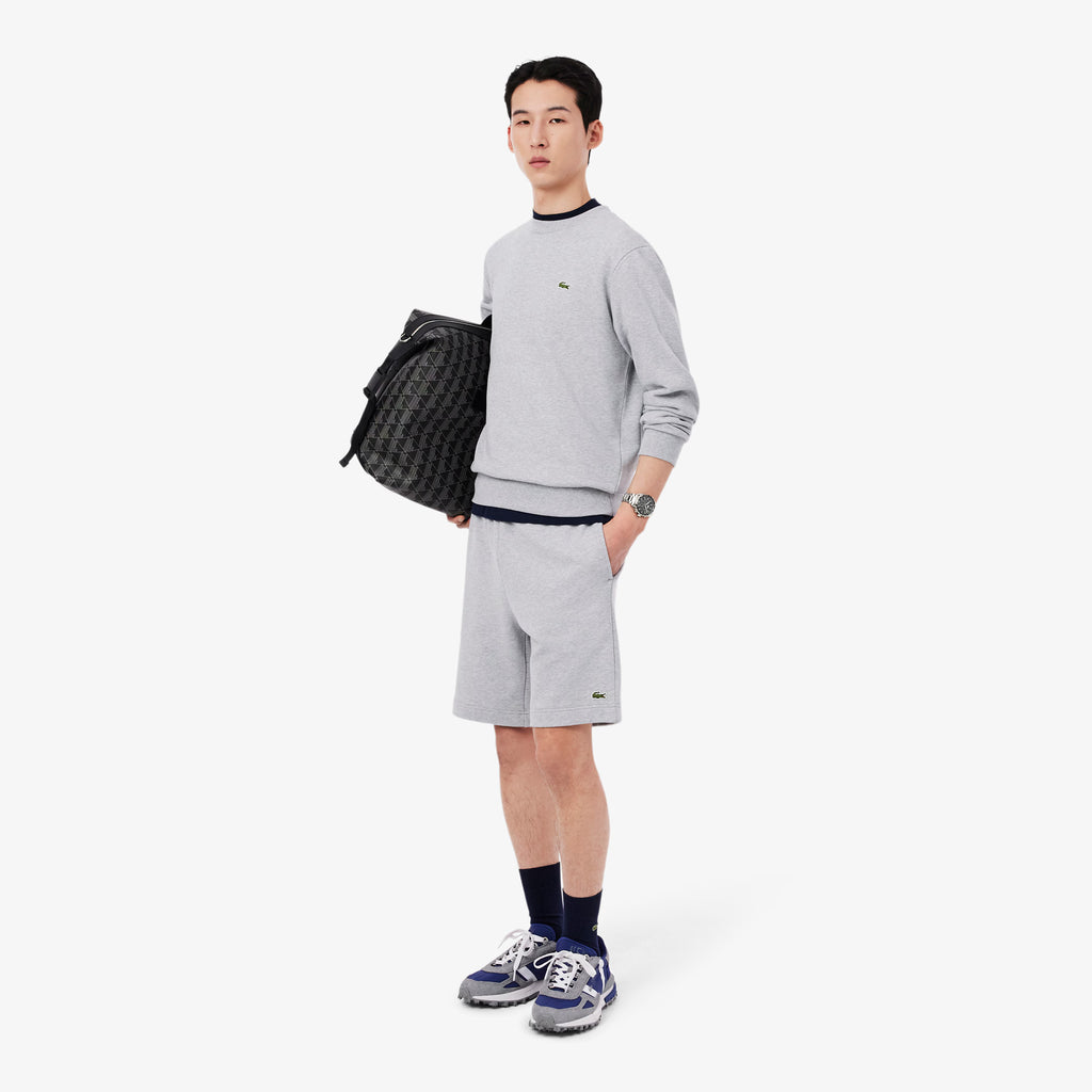 LACOSTE Calções em felpa regular fit