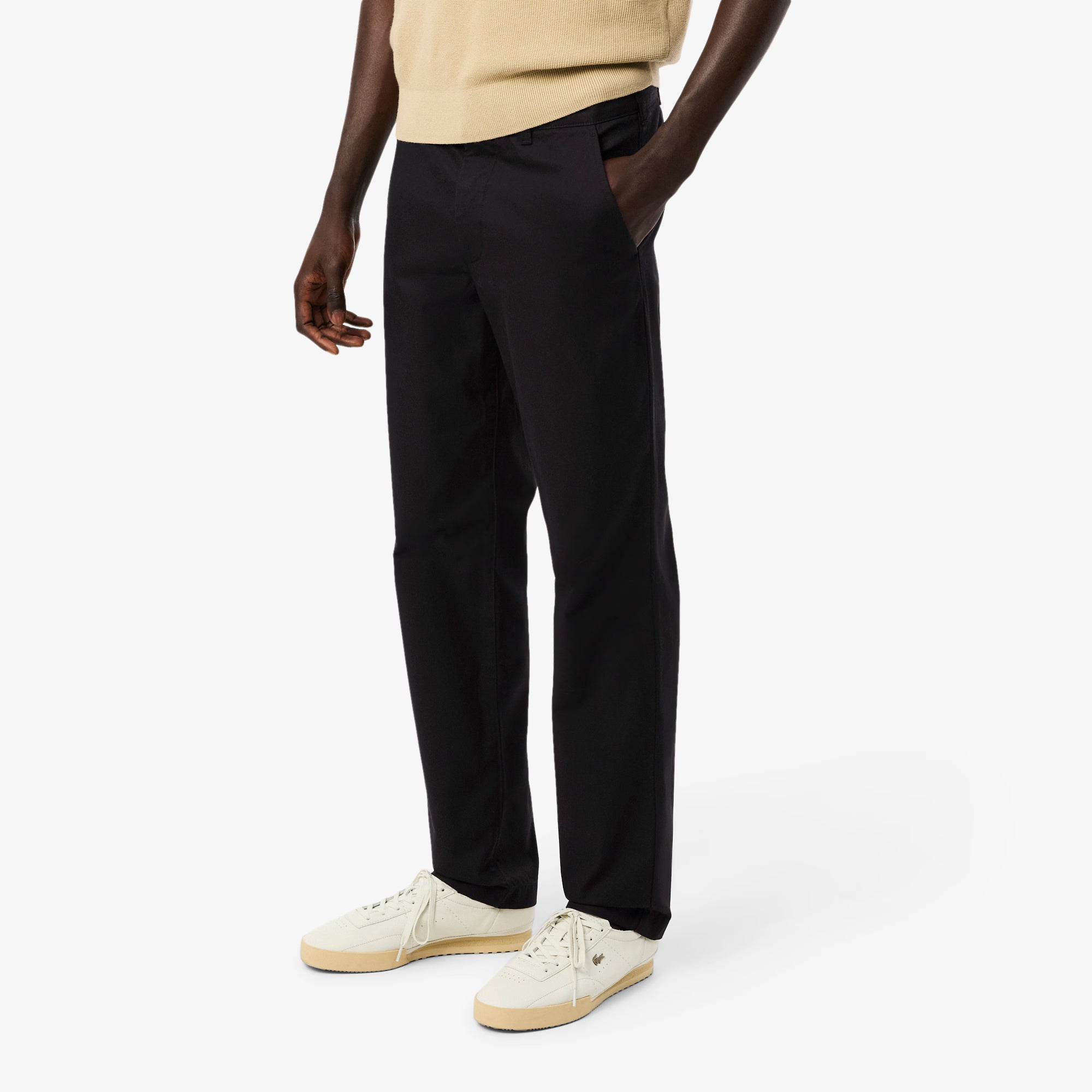 LACOSTE Calça chino regular fit