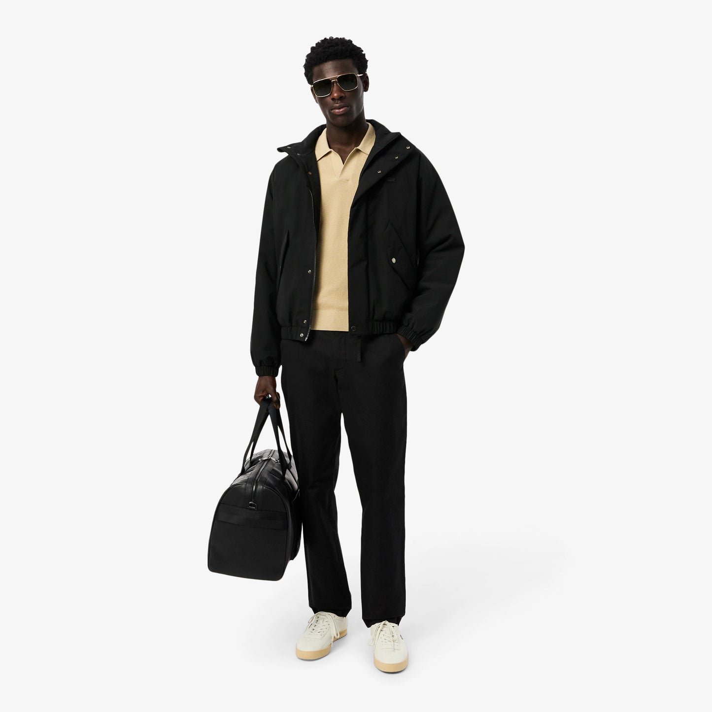 LACOSTE Calças chino de algodão regular fit - CARISMAstore