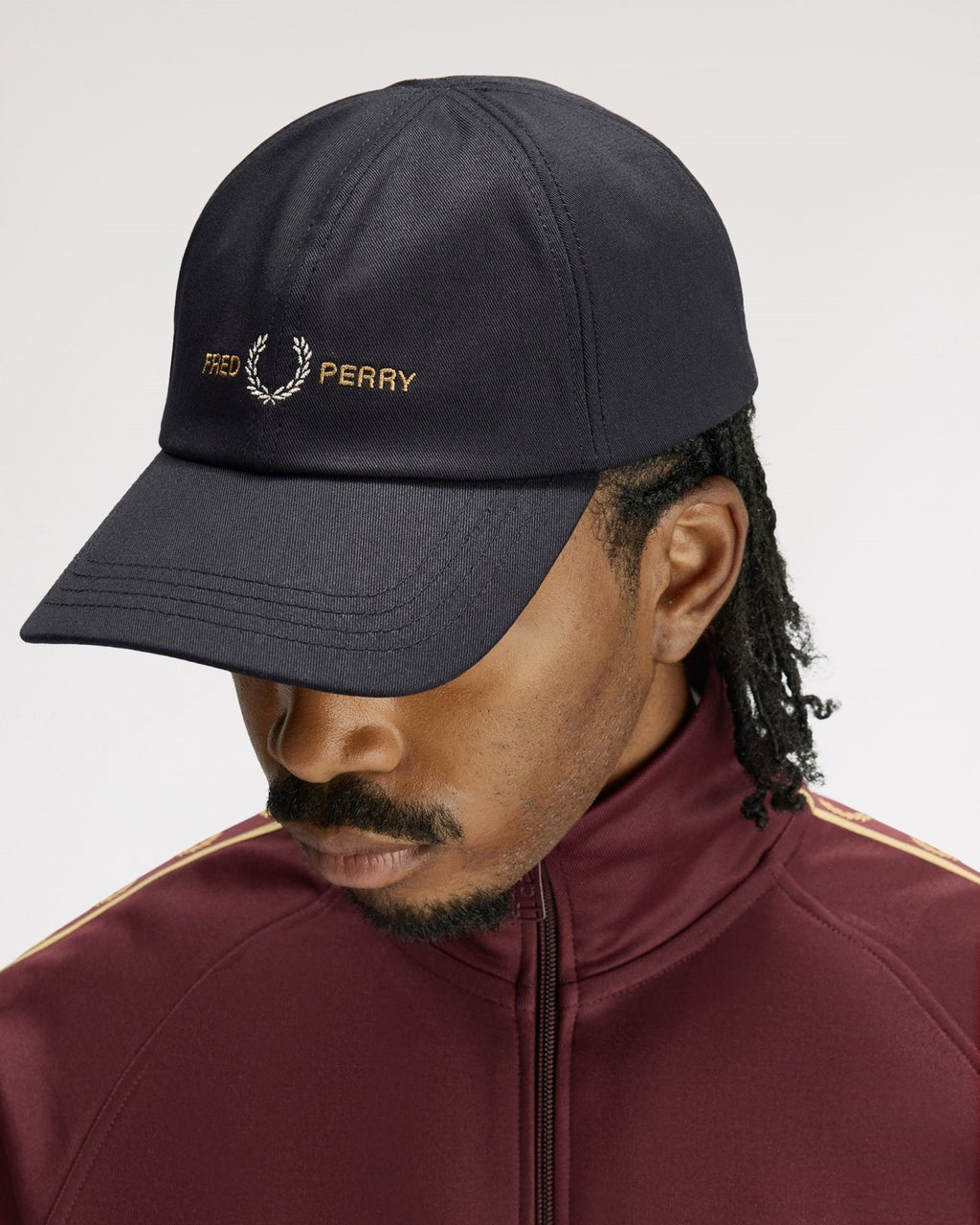 FRED PERRY Boné em sarja bordado