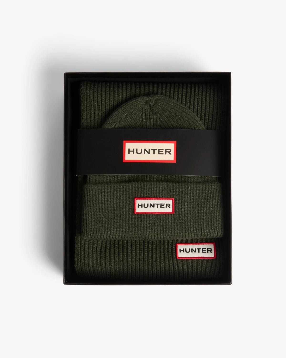 HUNTER Conjunto de gorro e cachecol jura