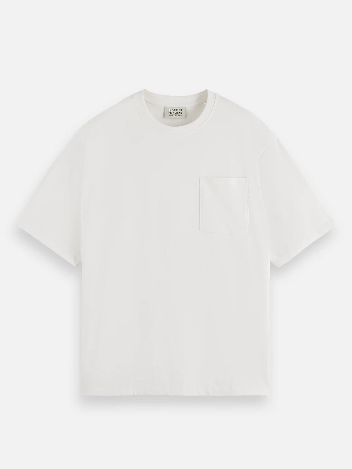 SCOTCH&SODA T-shirt essentials com bolso