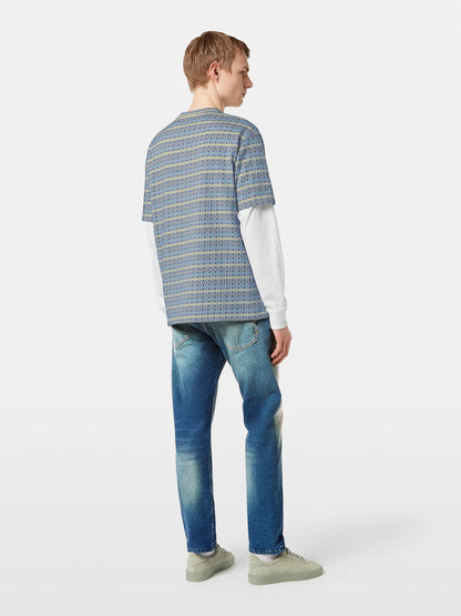 SCOTCH&SODA T-shirt jacquard - CARISMAstore
