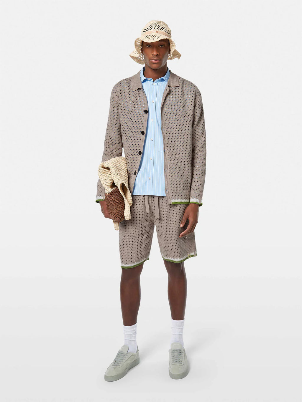 SCOTCH&SODA Calção em crochê malha curta - CARISMAstore