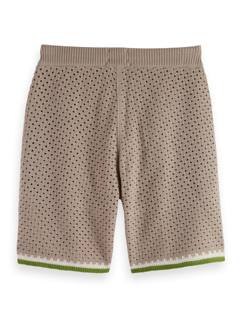 SCOTCH&SODA Calção em crochê malha curta - CARISMAstore