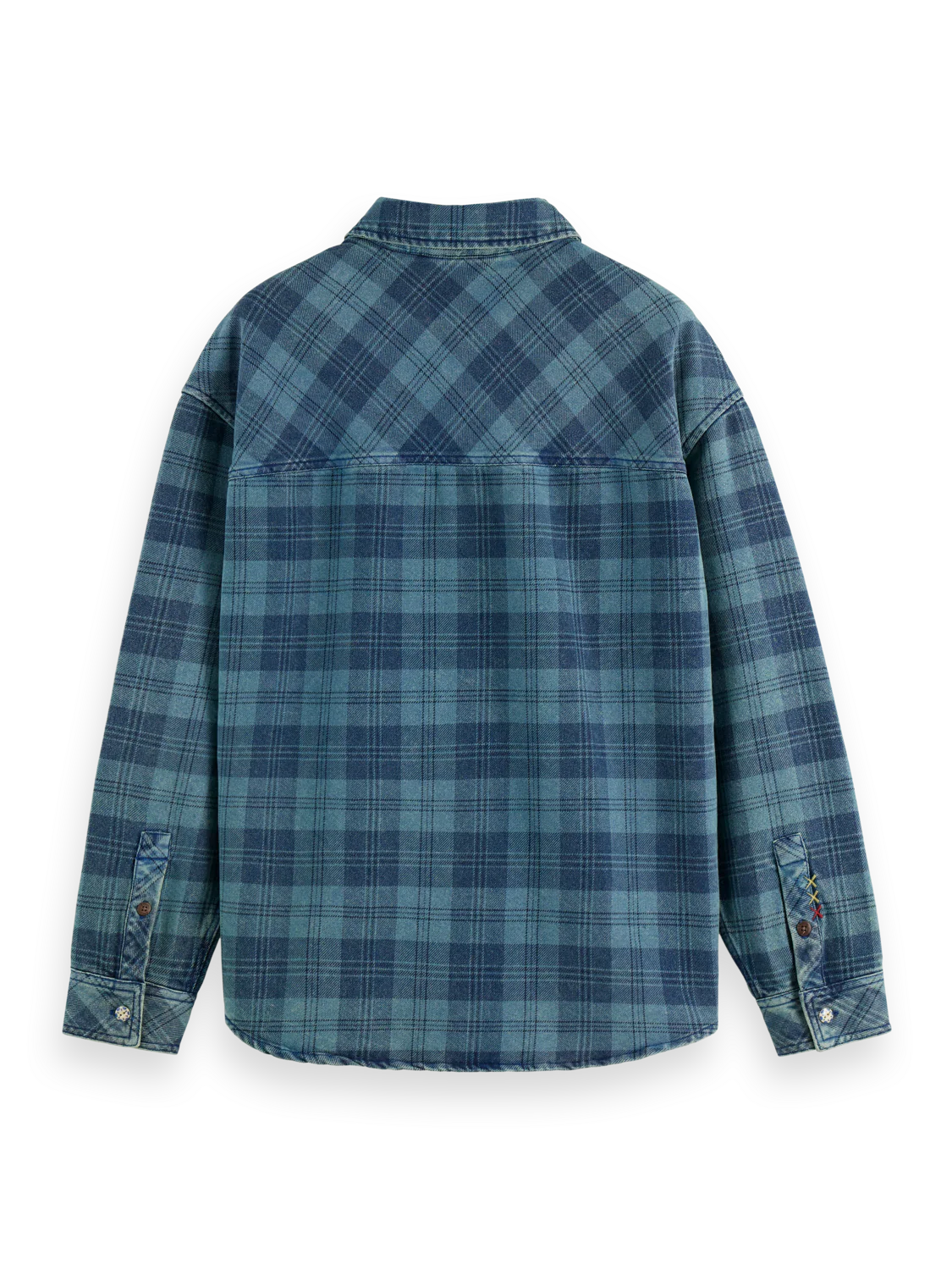 SCOTCH&SODA Overshirt xadrex jeans lavada - CARISMAstore