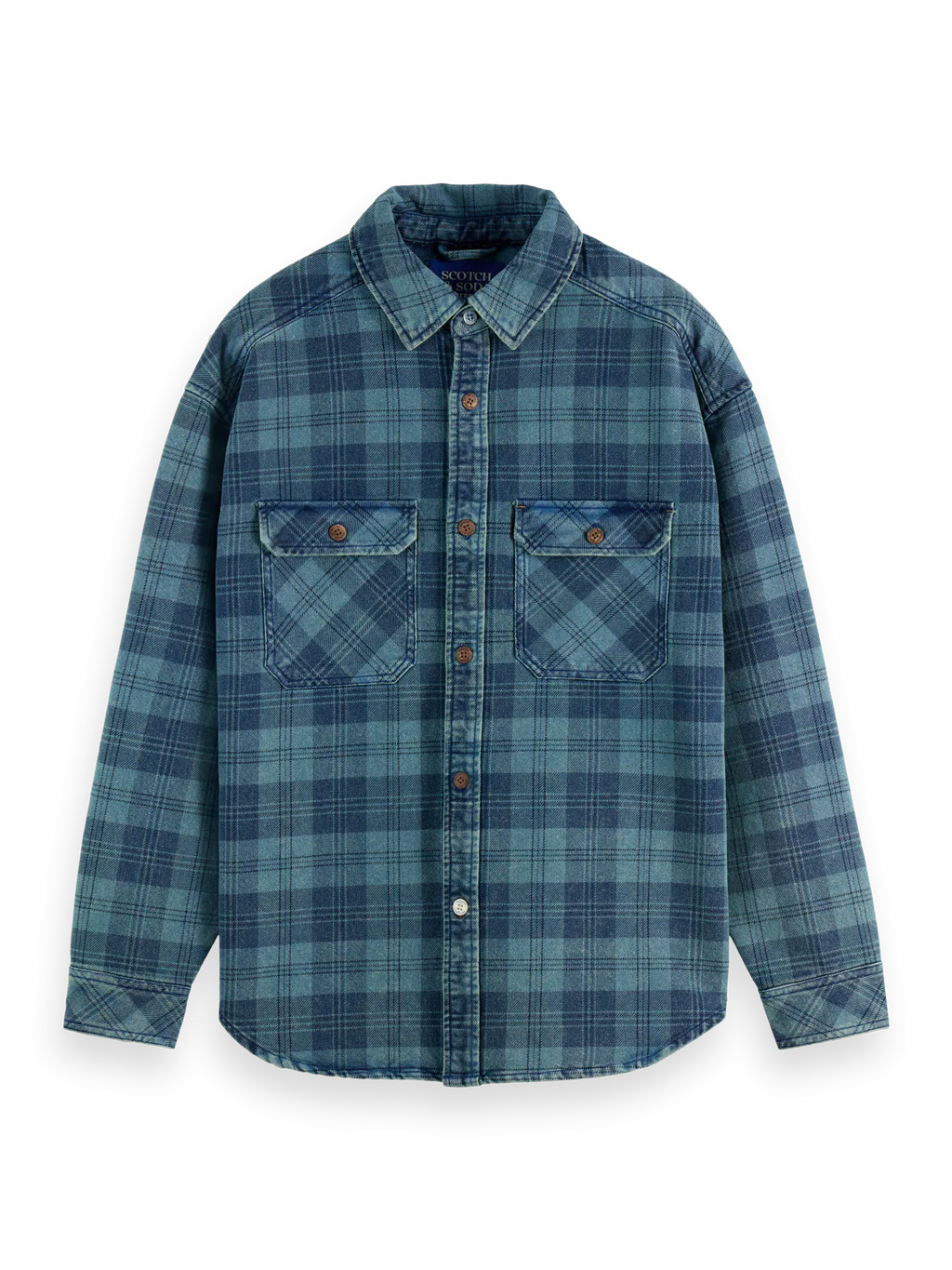 SCOTCH&SODA Overshirt xadrex jeans lavada - CARISMAstore