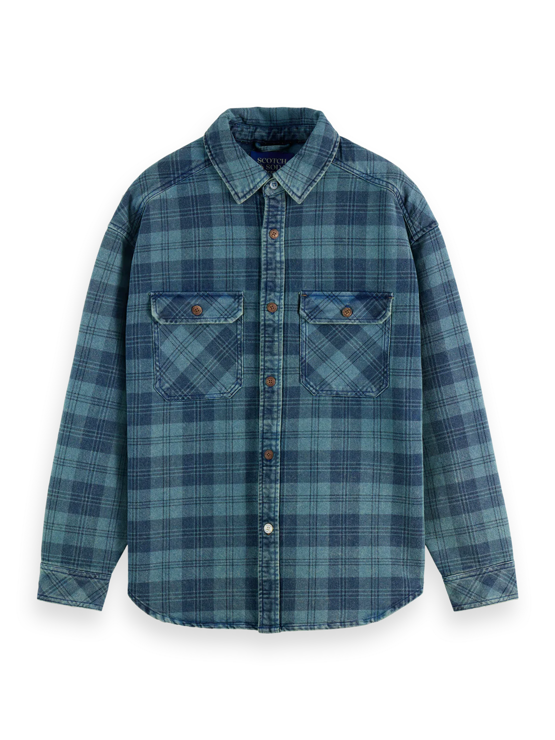 SCOTCH&SODA Overshirt xadrex jeans lavada - CARISMAstore