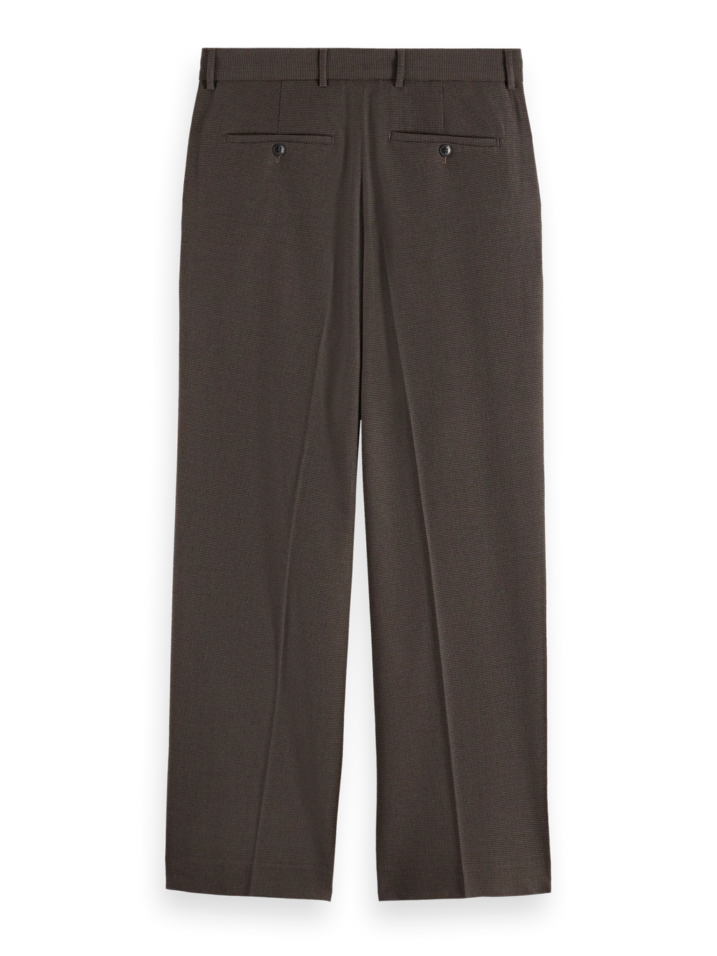 SCOTCH&SODA Calça chino folgada em mistura de lã