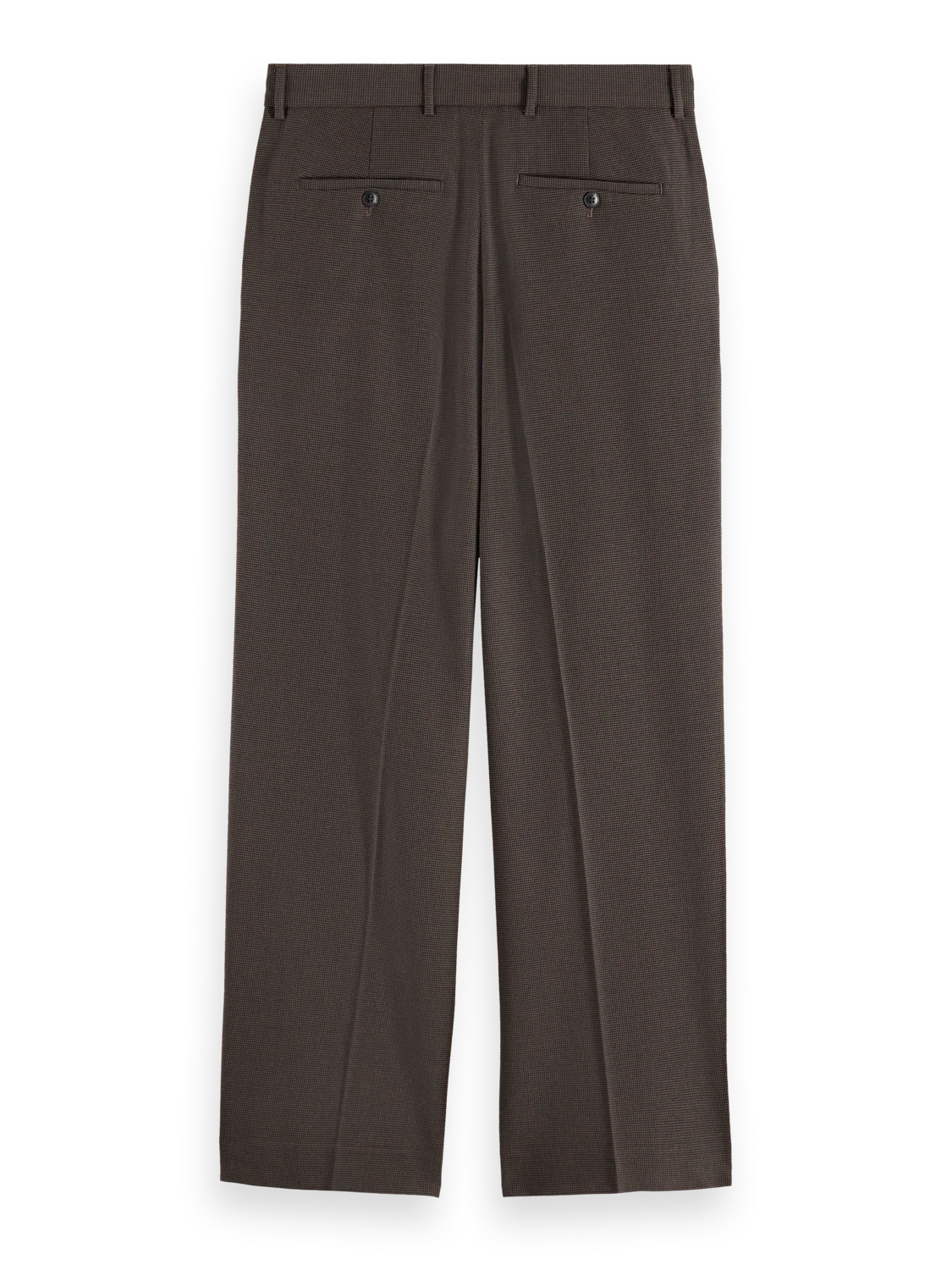 SCOTCH&SODA Calça chino folgada em mistura de lã