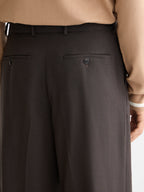 SCOTCH&SODA Calça chino folgada em mistura de lã