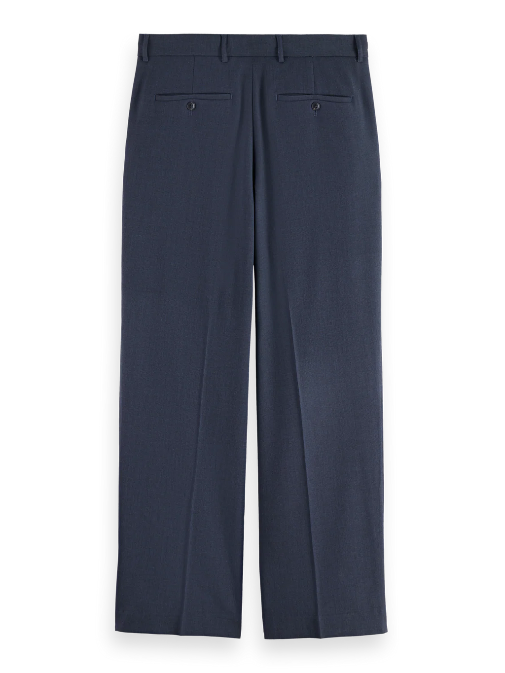 SCOTCH&SODA Calça chino folgada em mistura de lã