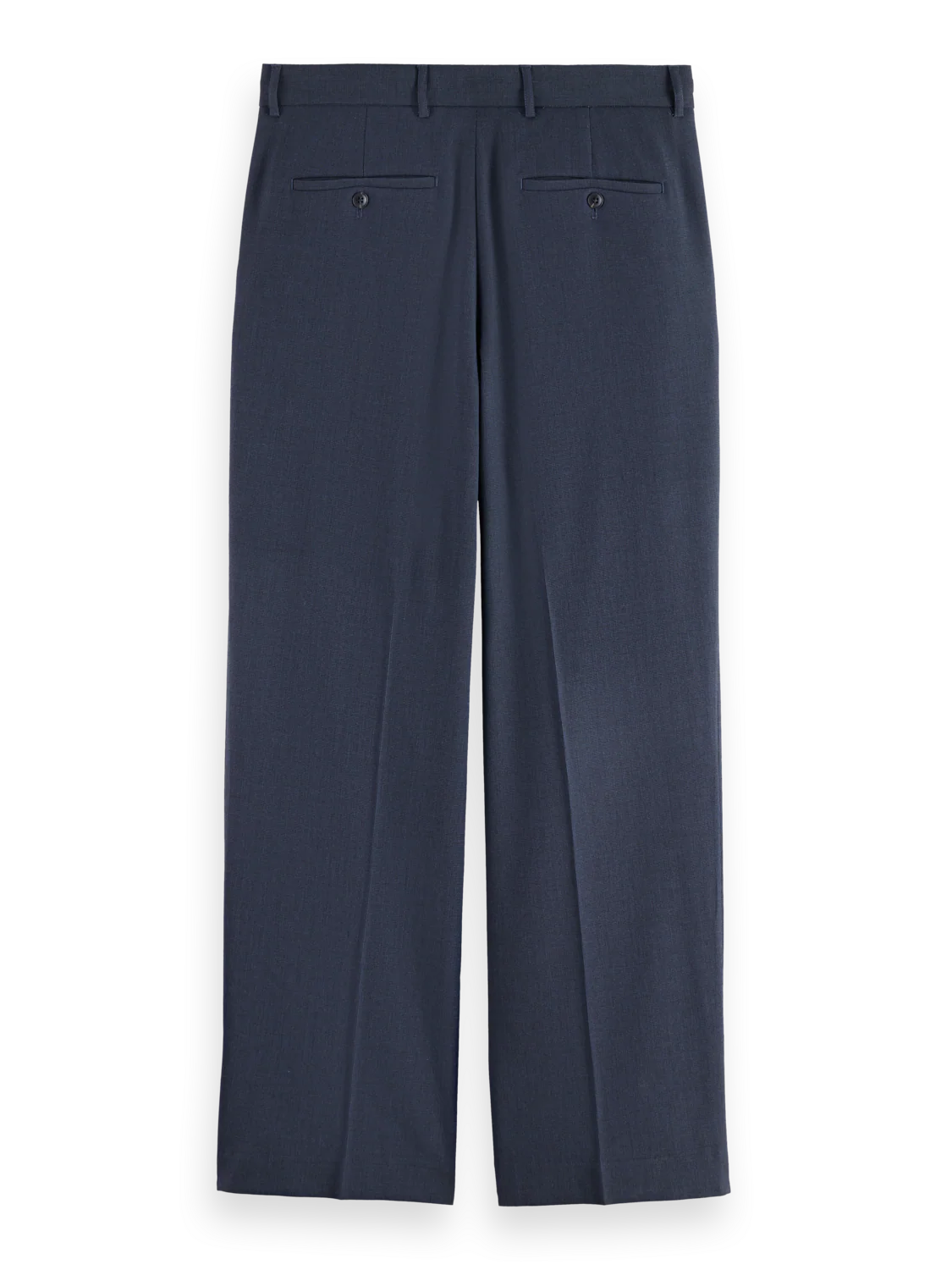 SCOTCH&SODA Calça chino folgada em mistura de lã