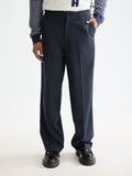 SCOTCH&SODA Calça chino folgada em mistura de lã