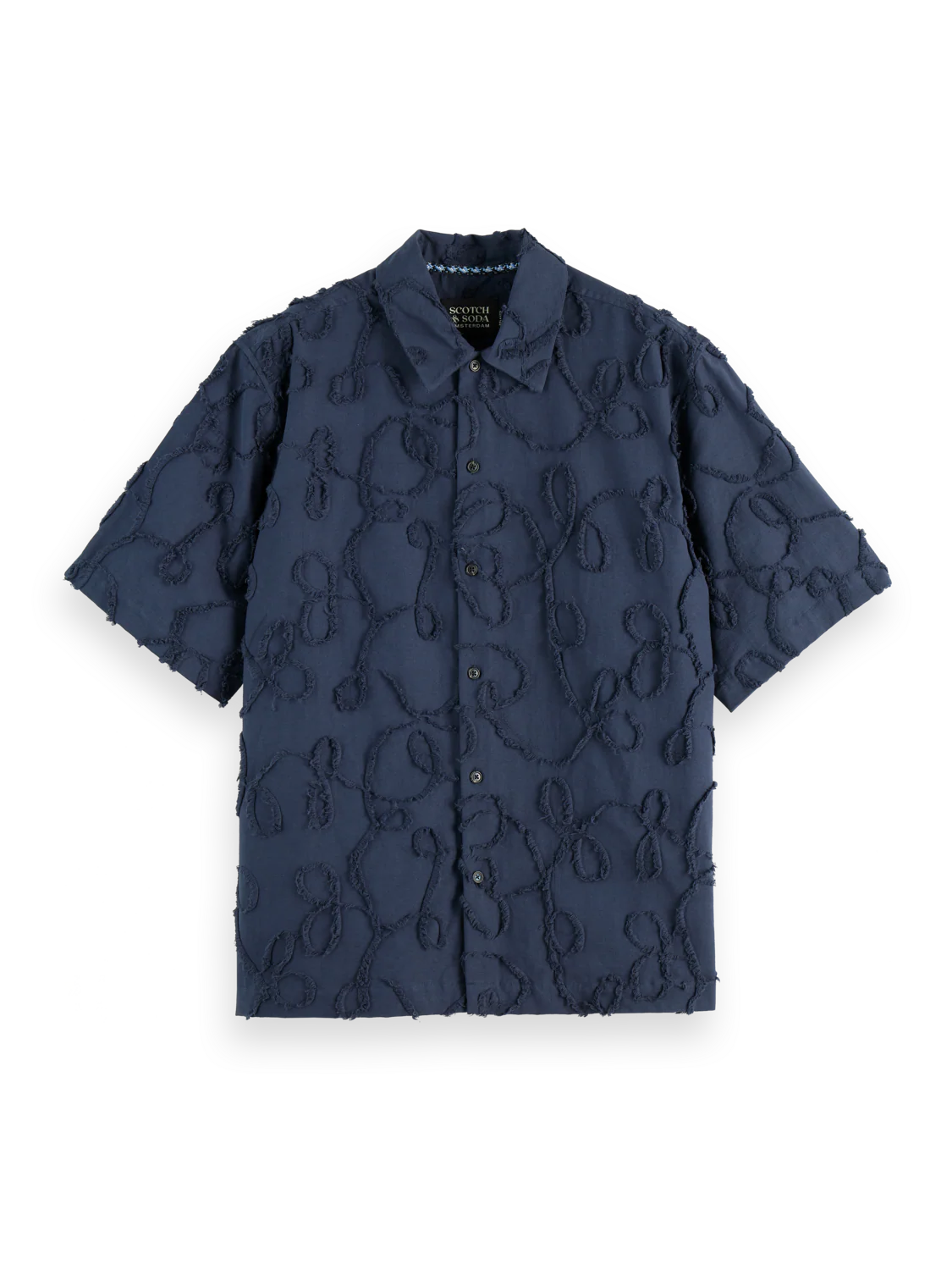 SCOTCH&SODA Camisa jacquard de manga curta - CARISMAstore