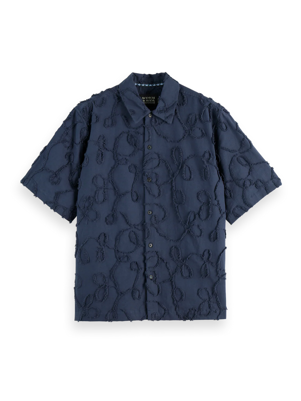 SCOTCH&SODA Camisa com textura jacquard