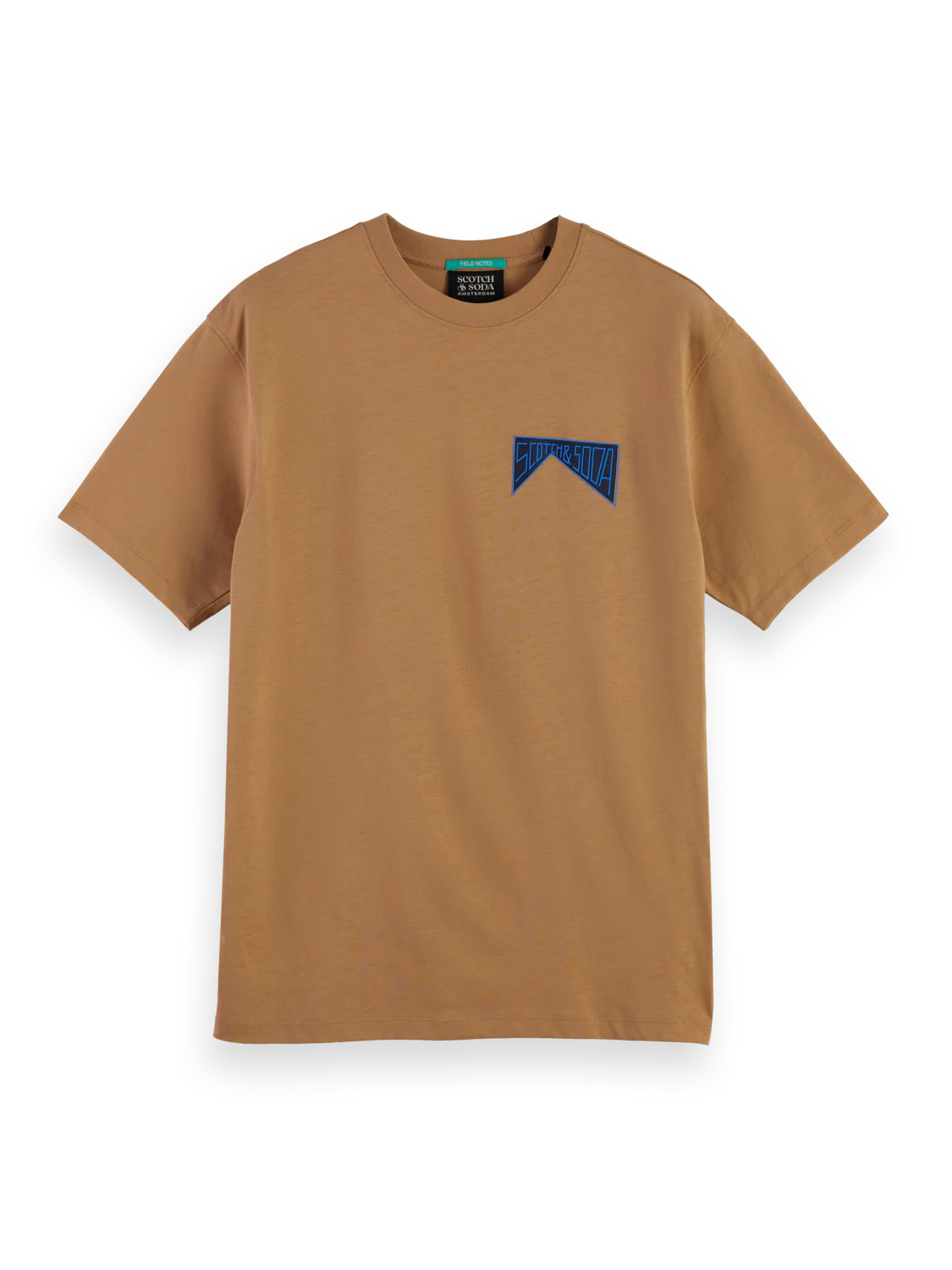 SCOTCH&SODA T-shirt com estampado na frente e nas costas