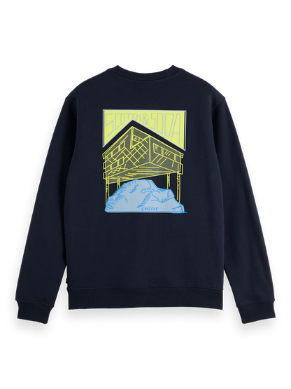 SCOTCH&SODA Camisola com estampa de arte