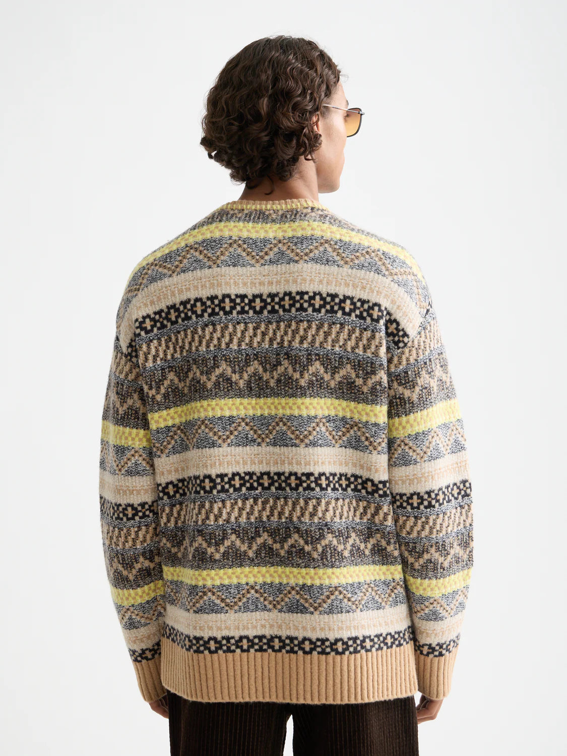 SCOTCH&SODA Camisola jacquard com decote redondo - CARISMAstore