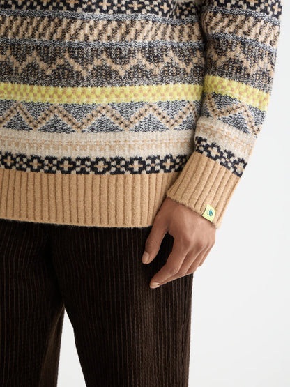 SCOTCH&SODA Camisola jacquard com decote redondo - CARISMAstore