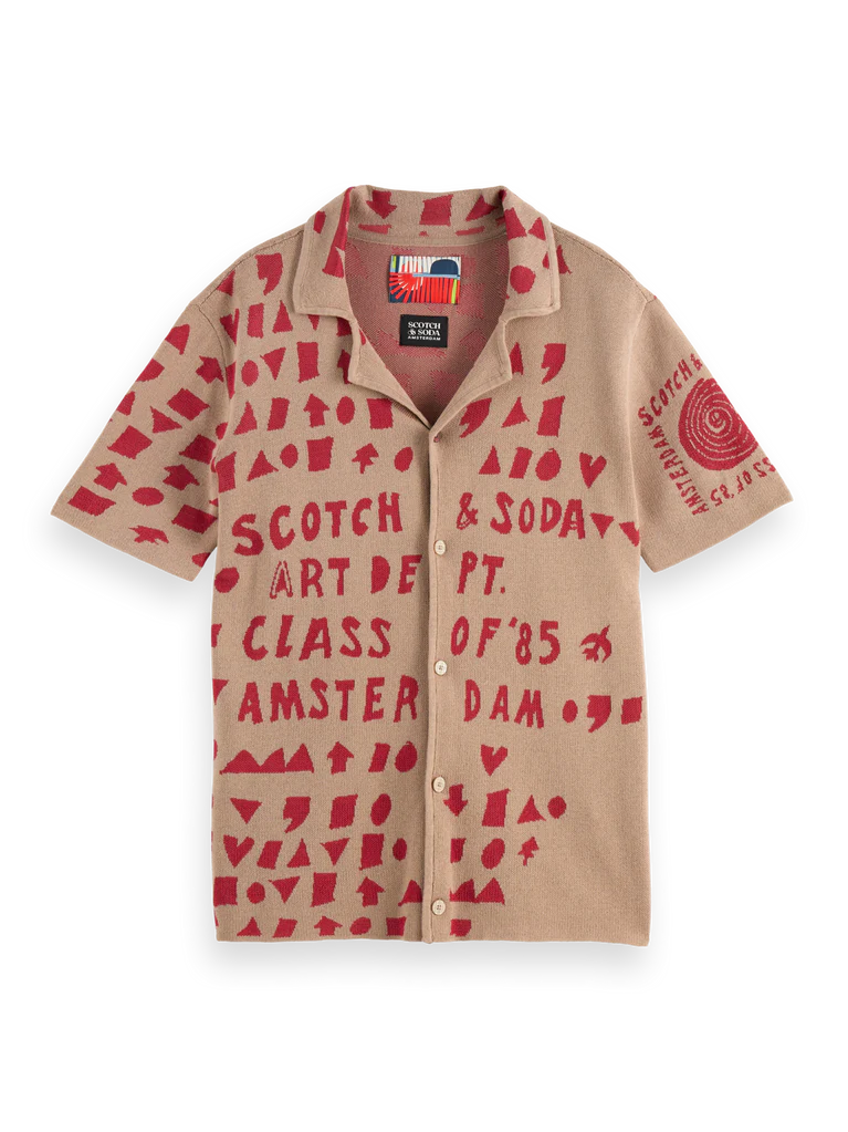 SCOTCH&SODA Camisa de malha jacquard - CARISMAstore