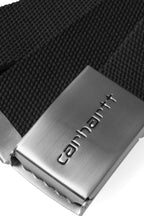 CARHARTT WIP Cinto clip belt chrome