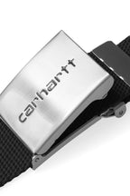 CARHARTT WIP Cinto clip belt chrome