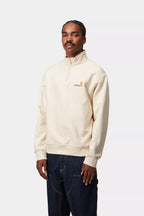 CARHARTT com meio zíper e estampa american script