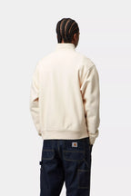 CARHARTT com meio zíper e estampa american script
