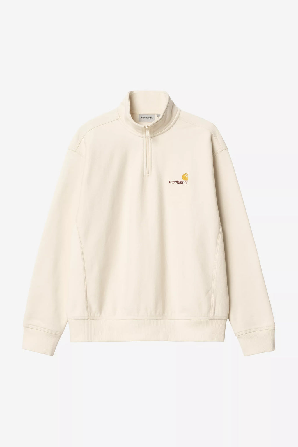 CARHARTT com meio zíper e estampa american script