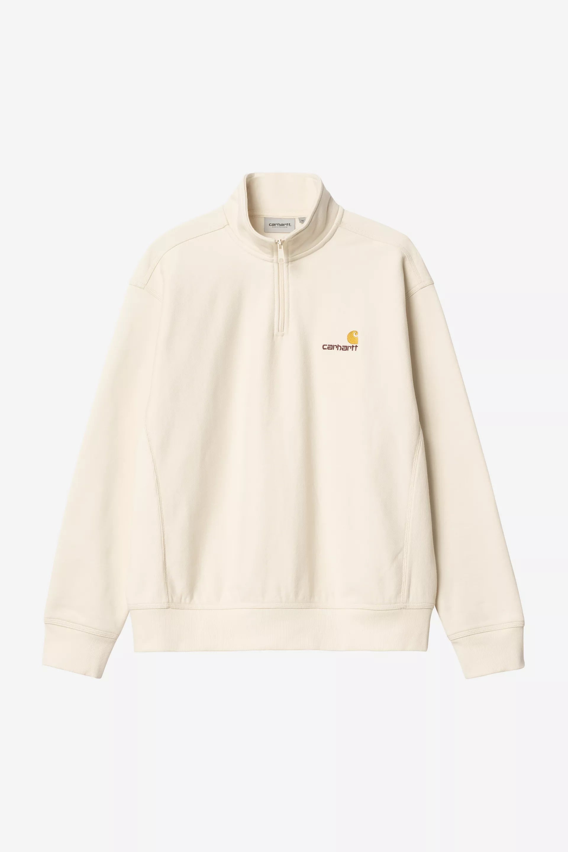 CARHARTT com meio zíper e estampa american script