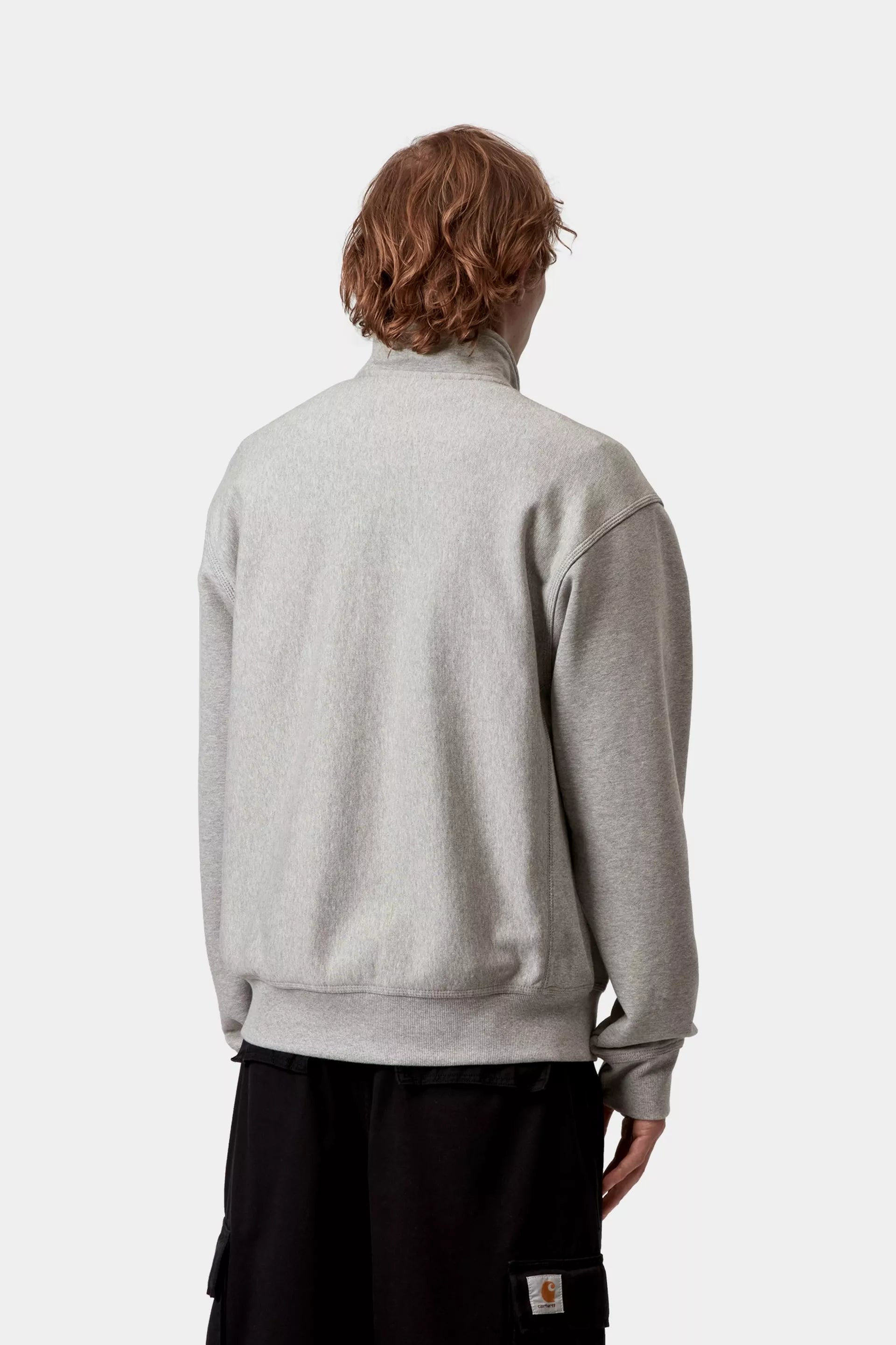 CARHARTT com meio zíper e estampa american script