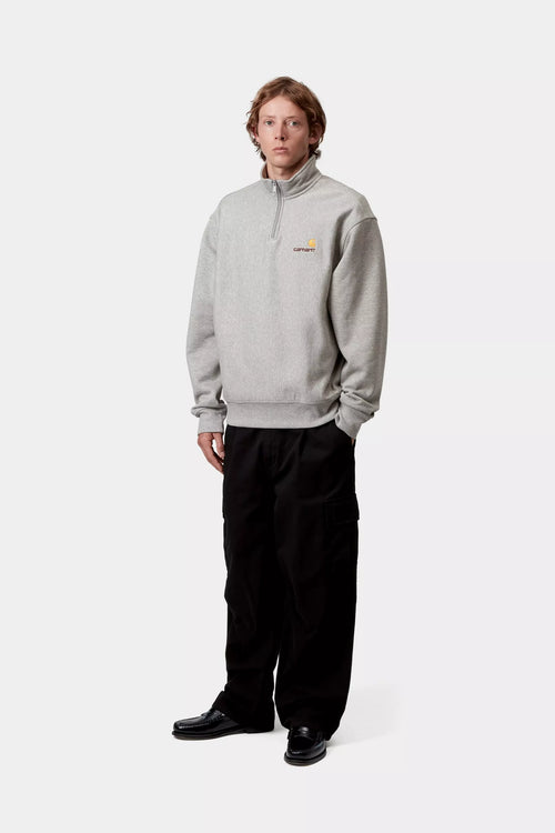 CARHARTT com meio zíper e estampa american script