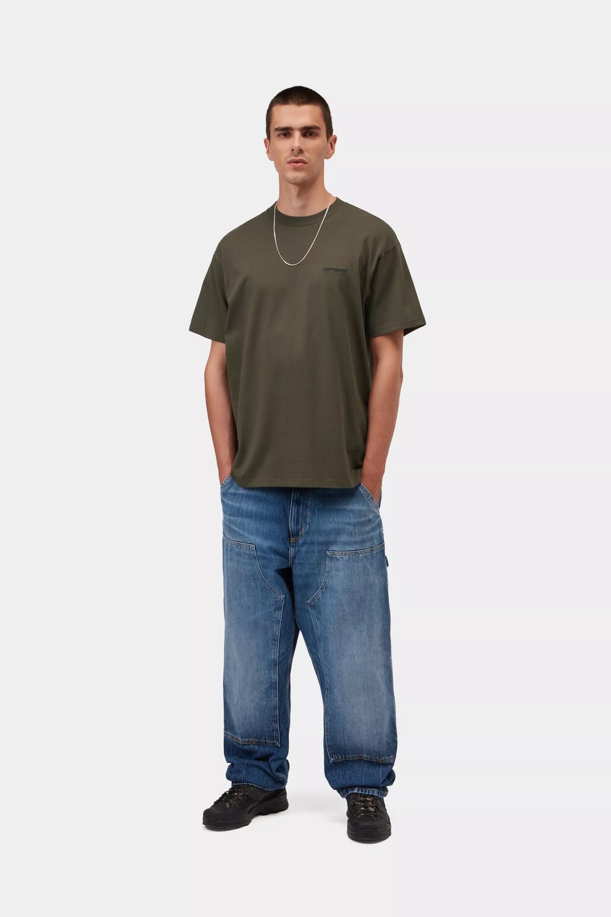 CARHARTT WIP T-shirt s/s script embroidery