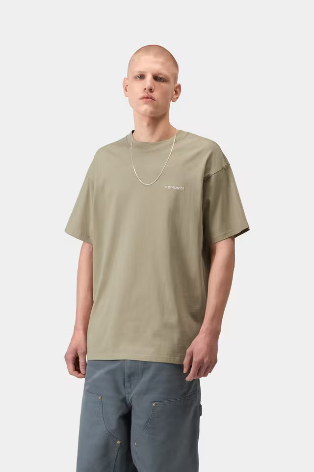 CARHARTT T-shirt s/s script embroidery