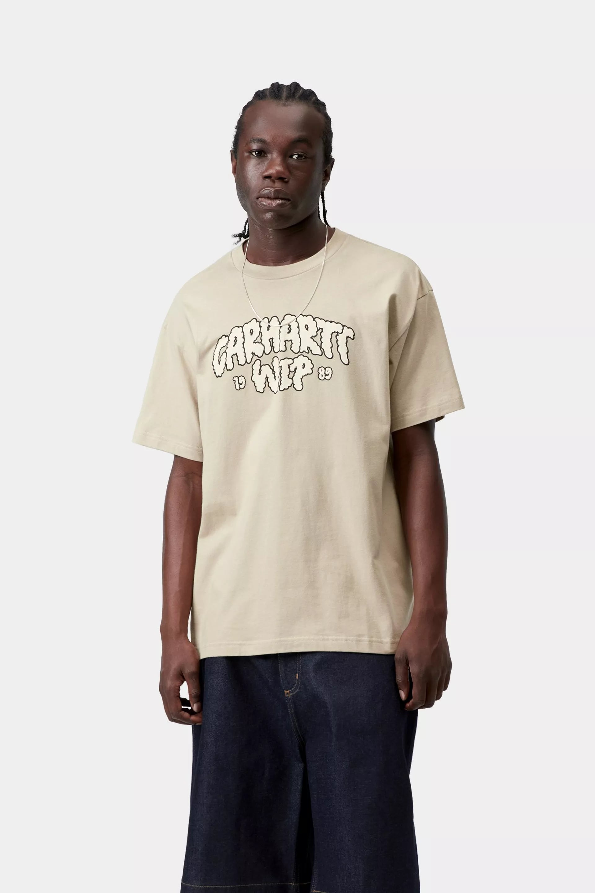 CARHARTT T-shirt s/s cloud script