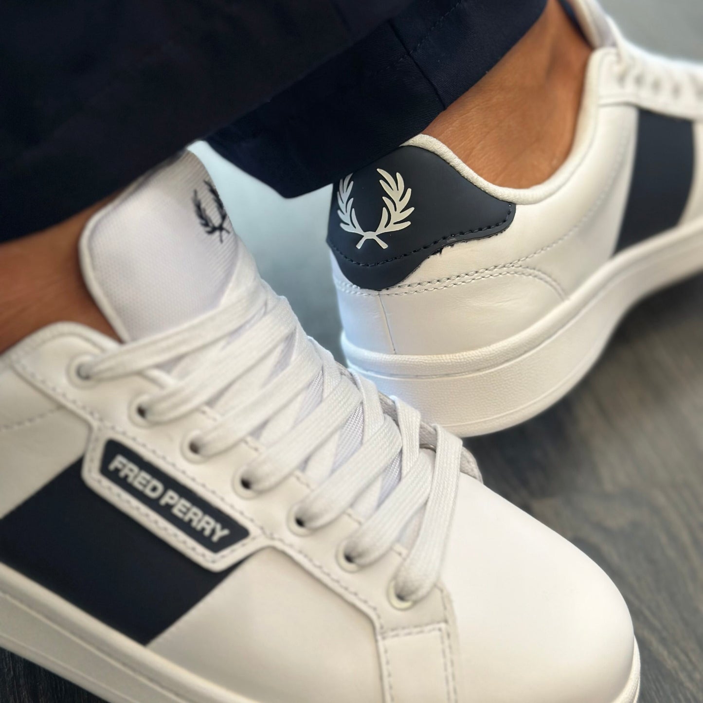 FRED PERRY Sapatilhas B721 em pele - CARISMAstore