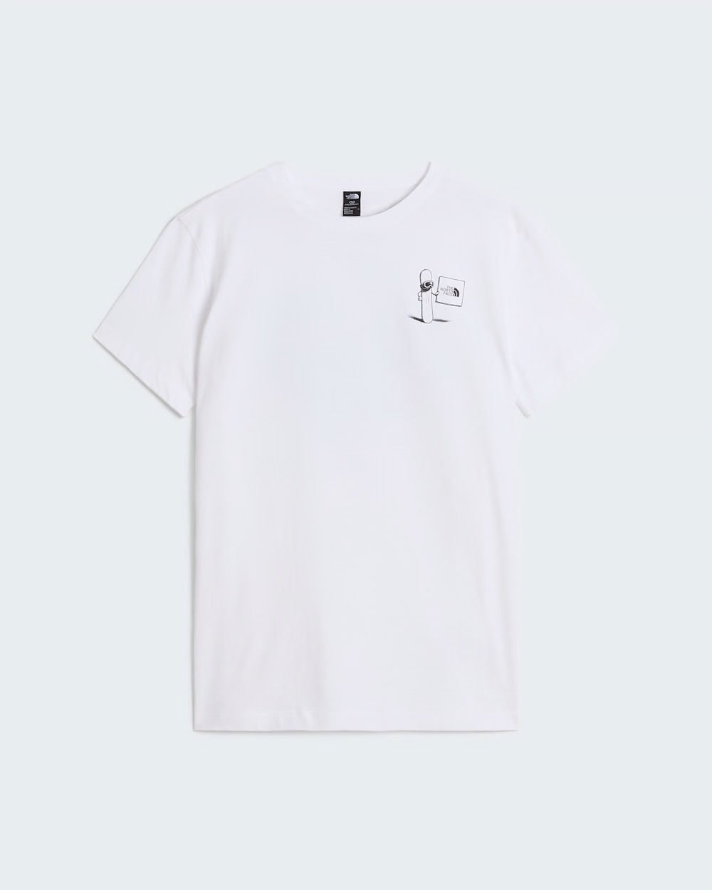 THE NORTH FACE T-shirt descontraída com gráfico opposites attract unissexo