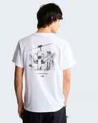 THE NORTH FACE T-shirt descontraída com gráfico opposites attract unissexo