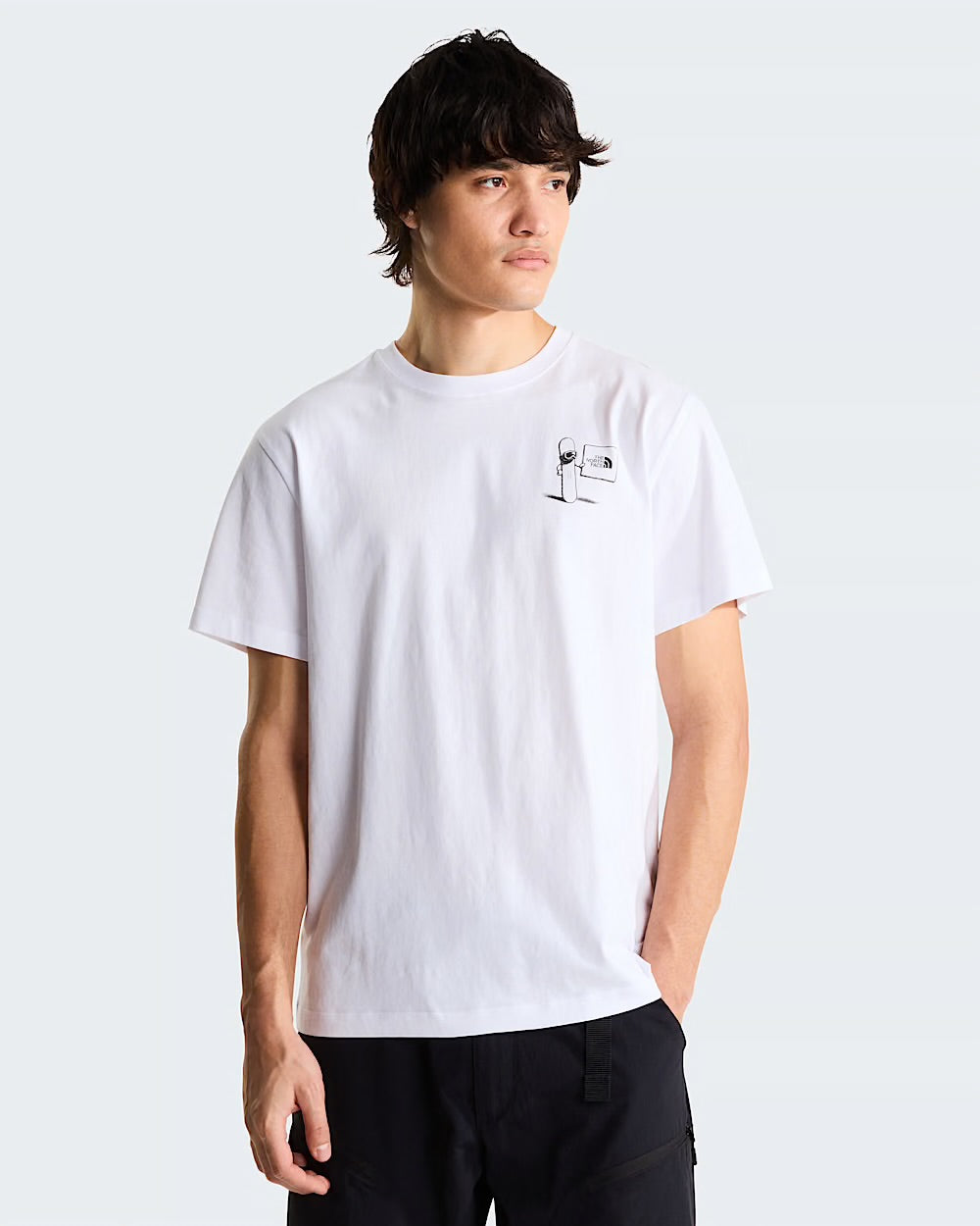 THE NORTH FACE T-shirt descontraída com gráfico opposites attract unissexo
