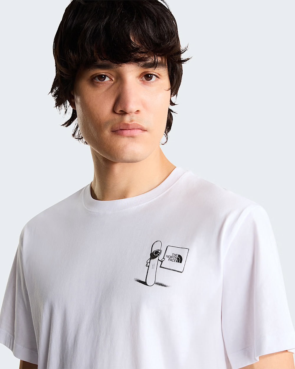 THE NORTH FACE T-shirt descontraída com gráfico opposites attract unissexo