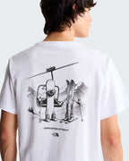 THE NORTH FACE T-shirt descontraída com gráfico opposites attract unissexo